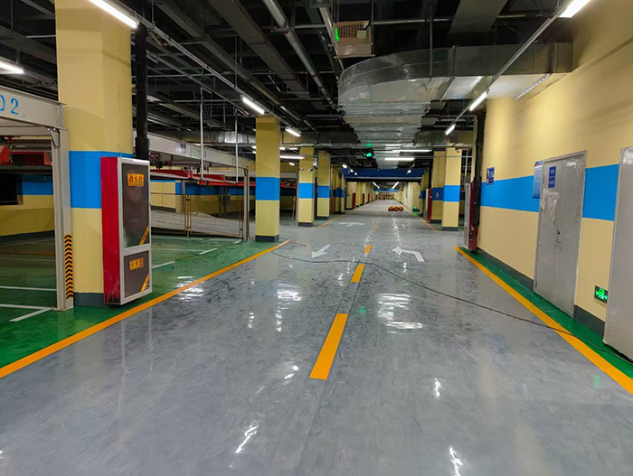 车库道路划线